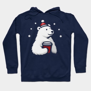 Polar bear Coffee Hoodie